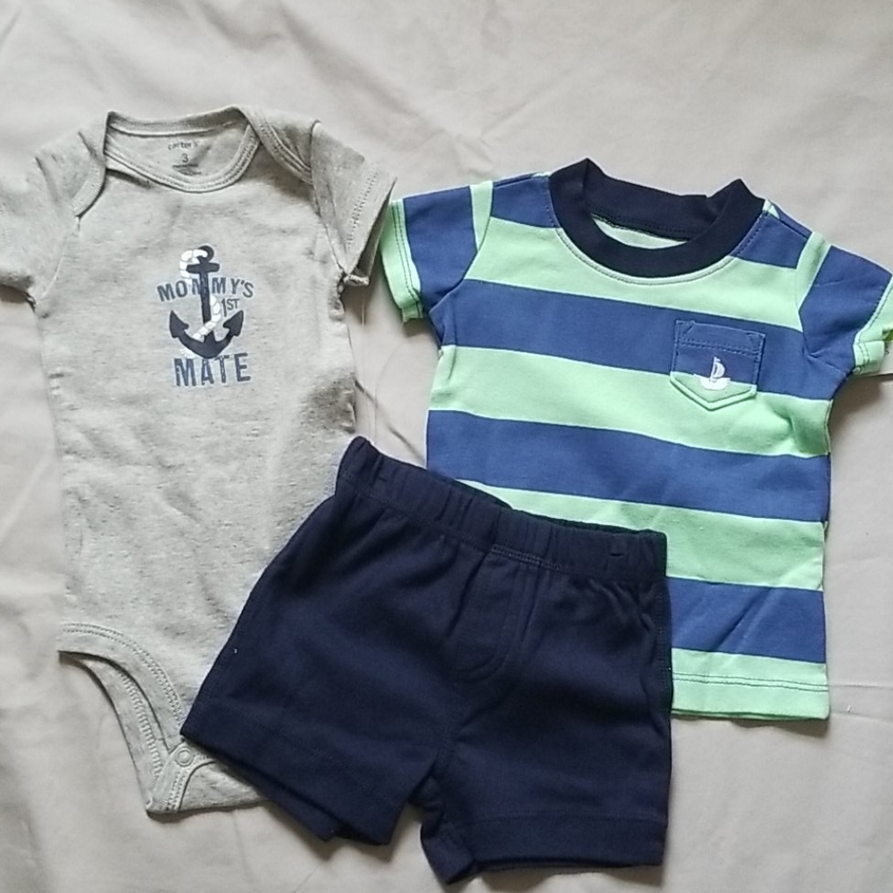 NWT Carter's 3 piece set.  3 month size.